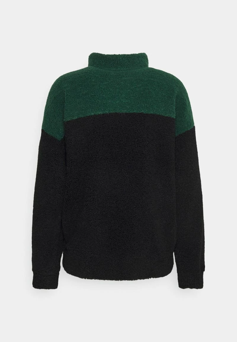 Only & Sons ZIP HIGHNECK - Fleecepullover - Dark Green | Herren 2 Only & Sons ZIP HIGHNECK - Fleecepullover - Dark Green | Herren – Bild 2