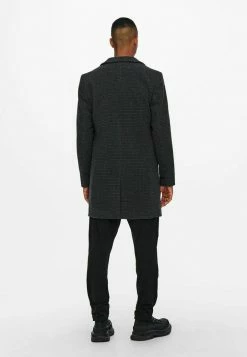 Only & Sons Herren ONSJAYLON CHECK COAT - Klassischer Mantel - Majolica Blue -Only & Sons Geschäft b08bcc7668774b0a987398eb87f62271