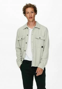 Only & Sons Herren HEMD WOLL - Übergangsjacke - Pelican 10 Only & Sons Herren HEMD WOLL - Übergangsjacke - Pelican -Only & Sons Geschäft b0d9a142a9084797a379bf2389f78c0c
