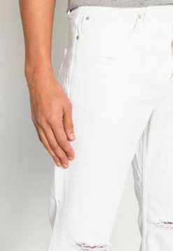 Only & Sons ONSAVI BEAM CROP WHITE DAMAG - Jeans Tapered Fit - White Denim | Herren -Only & Sons Geschäft b20fe098d57a4dafa2c9e8577251a2fe