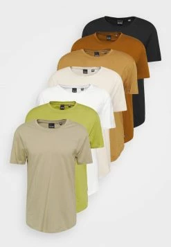 Only & Sons Herren ONSMATT LIFE LONGY TEE 7 PACK - T-Shirt Basic - White/silverline/overlandtrek/olive/foxtrot/monks/black -Only & Sons Geschäft b284ea7263784992ac71338304802d5a
