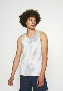 Only & Sons Herren ONSLOU TIE DYE TANK - Top - Chinchilla