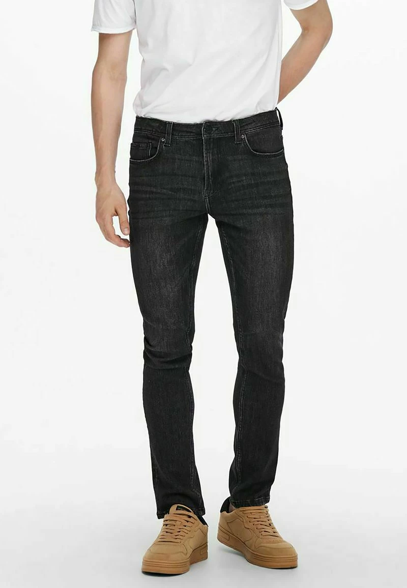 Only & Sons ONSLOOM LIFE - Jeans Slim Fit - Black Denim | Herren 1 Only & Sons ONSLOOM LIFE - Jeans Slim Fit - Black Denim | Herren