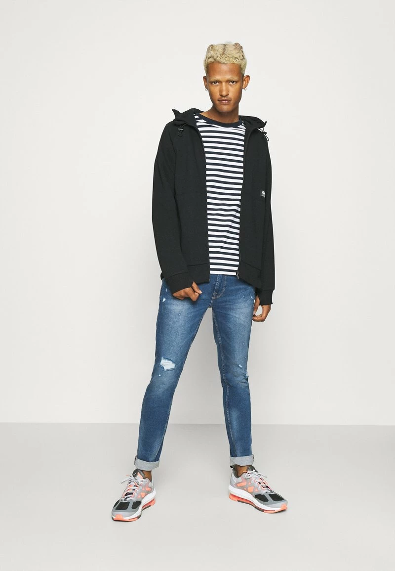 Only & Sons Herren ONSWARP LIFE DAMAGE - Jeans Slim Fit - Blue Denim 2 Only & Sons Herren ONSWARP LIFE DAMAGE - Jeans Slim Fit - Blue Denim – Bild 2