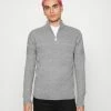 Only & Sons Herren ONSBLADE HALF ZIP - Strickpullover - Medium Grey Melange