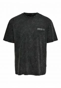Only & Sons Herren T-Shirt Print - Black -Only & Sons Geschäft b5d042a402f0454aa2935bd05df44f2c