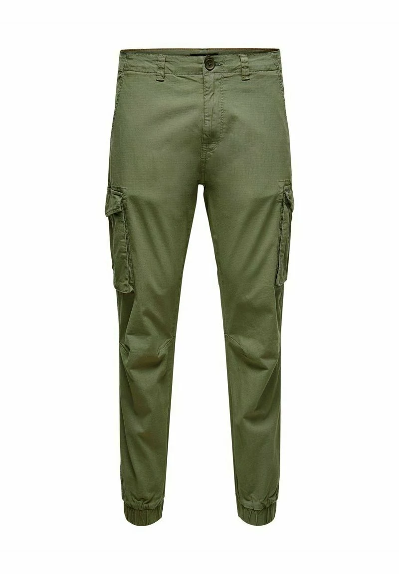 Only & Sons Herren Cargohose - Olive Night 1 Only & Sons Herren Cargohose - Olive Night