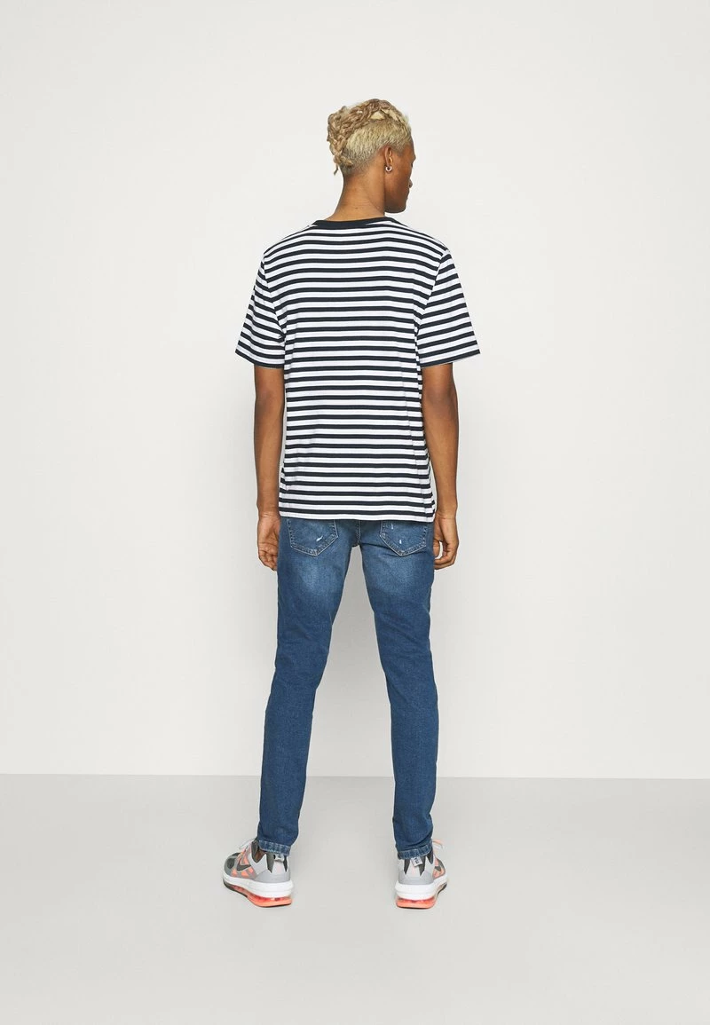 Only & Sons Herren ONSWARP LIFE DAMAGE - Jeans Slim Fit - Blue Denim 3 Only & Sons Herren ONSWARP LIFE DAMAGE - Jeans Slim Fit - Blue Denim – Bild 3