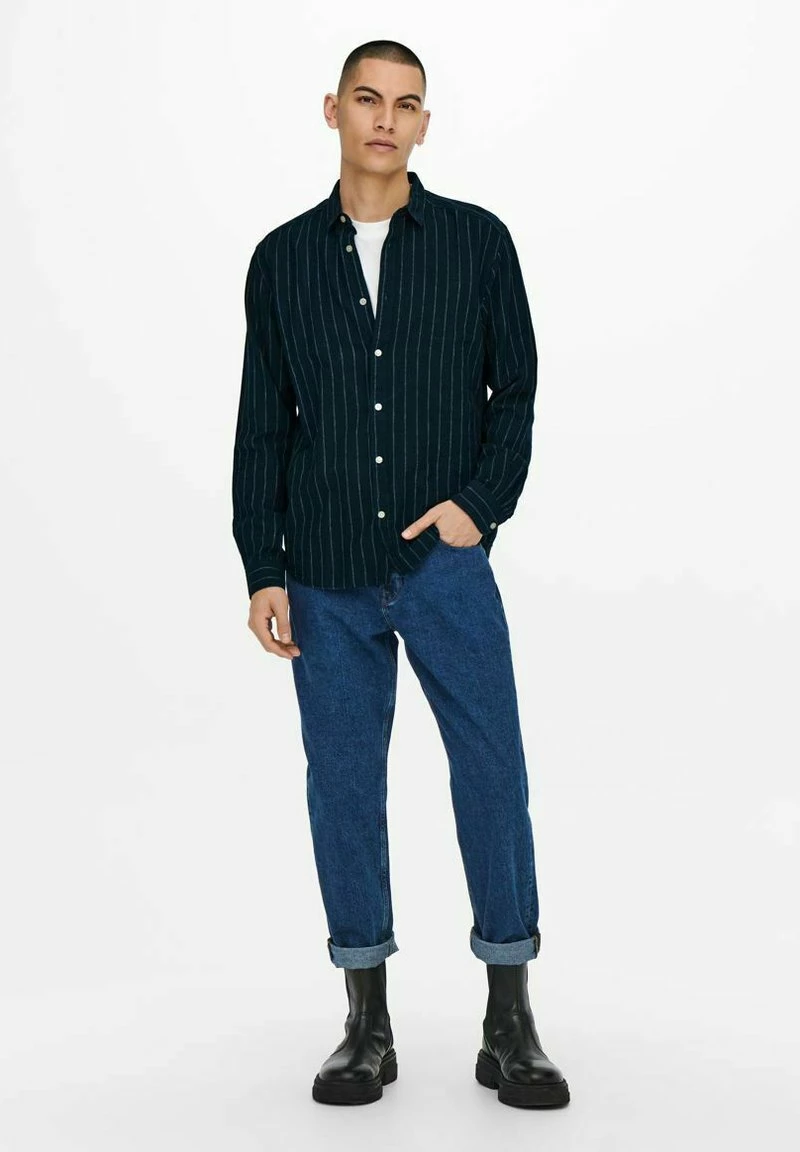 Only & Sons Herren Hemd - Dark Navy 2 Only & Sons Herren Hemd - Dark Navy – Bild 2