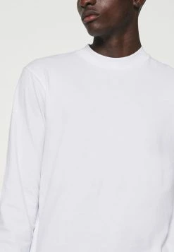 Only & Sons Herren ONSVILMOS LIFE REG MOCK NECK TEE - Langarmshirt - White -Only & Sons Geschäft b750f61e7b114b7698b2b98511817f35
