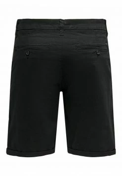 Only & Sons Herren ONSPETER OVERDYED - Shorts - Black -Only & Sons Geschäft b7723a15a74642a180c20aa0bf138654