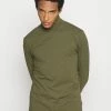 Only & Sons Herren ONSMICHAN SLIM ROLLNECK TEE - Langarmshirt - Olive Night