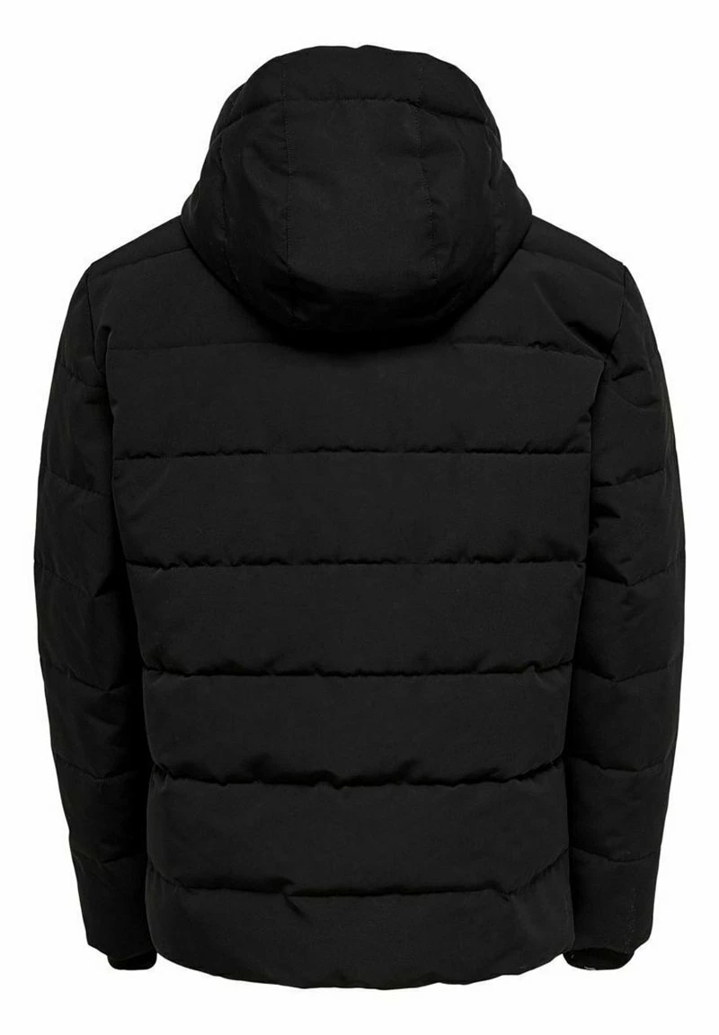 Only & Sons Herren Wintermantel - Black 7 Only & Sons Herren Wintermantel - Black – Bild 7