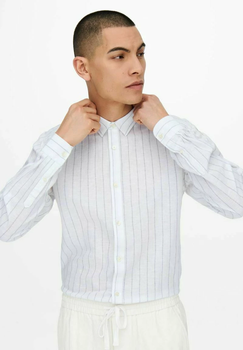 Only & Sons Herren Hemd - White 4 Only & Sons Herren Hemd - White – Bild 4