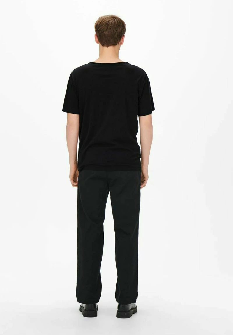 Only & Sons Herren T-Shirt Basic - Black 3 Only & Sons Herren T-Shirt Basic - Black – Bild 3