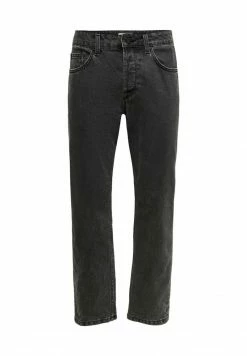Only & Sons Herren STONED WASHED - Jeans Straight Leg - Dunkelgrau