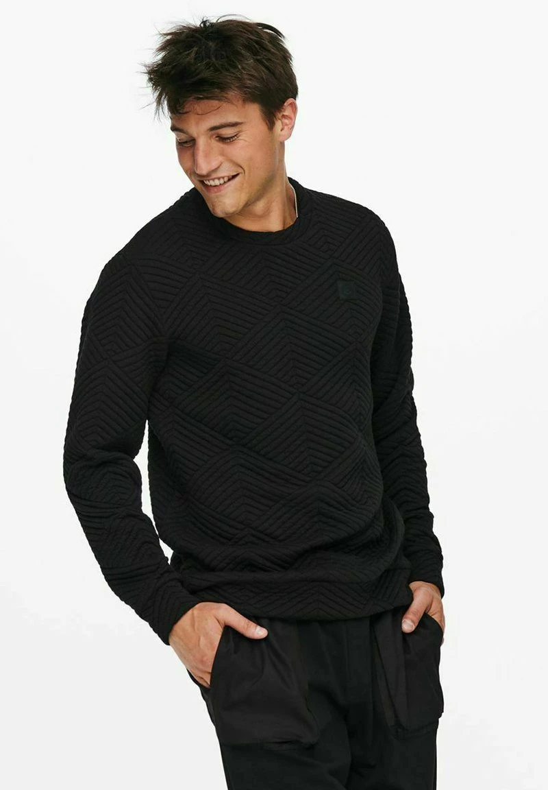 Only & Sons Herren Sweatshirt - Black 4 Only & Sons Herren Sweatshirt - Black – Bild 4