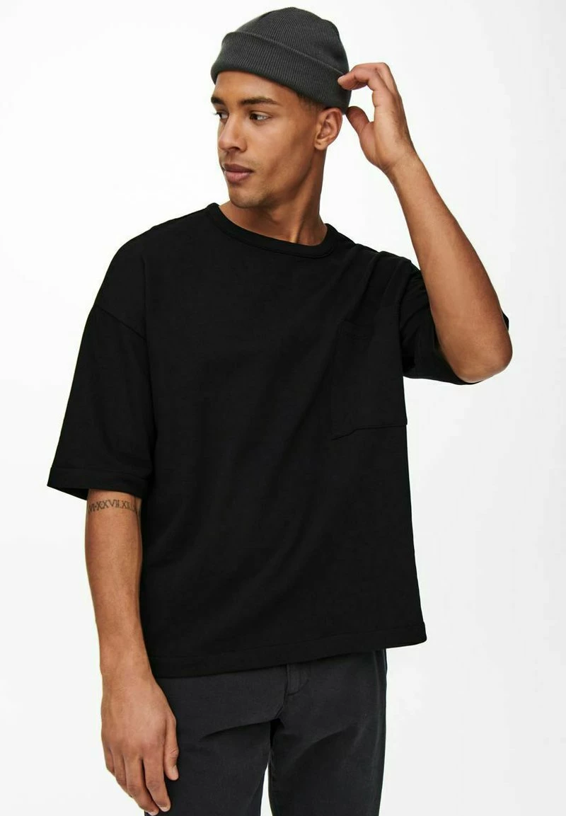 Only & Sons Herren T-Shirt Basic - Black 5 Only & Sons Herren T-Shirt Basic - Black – Bild 5