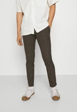 Only & Sons Herren ONSMARK CHECK TAPERED - Chino - Slate Black