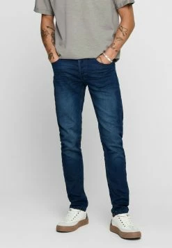 Only & Sons Herren Jeans Slim Fit - Blau