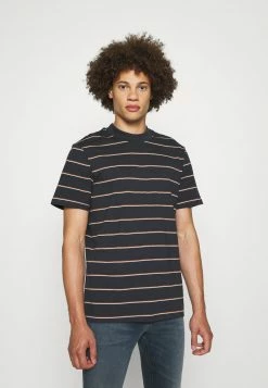 Only & Sons ONSALAN LIFE MOCK NECK TEE - T-Shirt Print - Dark Navy | Herren