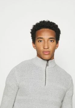 Only & Sons Herren ONSBACE - Strickpullover - Light Grey Melange -Only & Sons Geschäft bdbbd94a9edf4b75834915da20ac5bfe