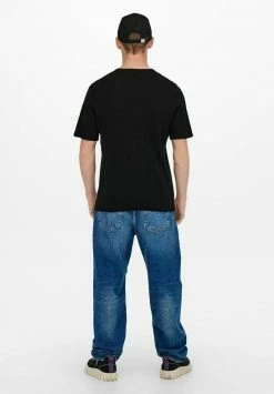 Only & Sons Herren T-Shirt Basic - Black -Only & Sons Geschäft bdce03ec75db44afaa9b94defc389272