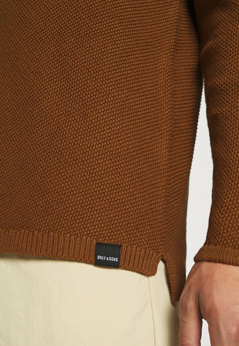 Only & Sons Herren ONSDAN STRUCTURE CREW NECK - Strickpullover - Monk Robe 6 Only & Sons Herren ONSDAN STRUCTURE CREW NECK - Strickpullover - Monk Robe – Bild 6