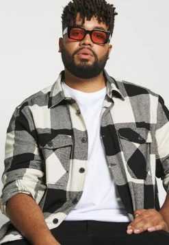 Only & Sons Herren ONSMILO LIFE CHECK OVERSHIRT - Hemd - Black -Only & Sons Geschäft c01baf9025cd43e7813b6fecd65f8763