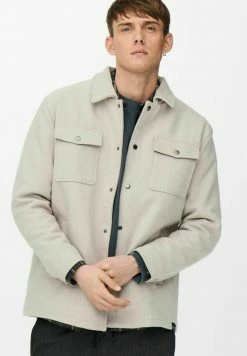 Only & Sons Herren Leichte Jacke - Pelican