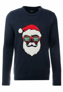 Only & Sons Herren ONSXMAS FUNNY BADGE - Strickpullover - Blue Nights 8 Only & Sons Herren ONSXMAS FUNNY BADGE - Strickpullover - Blue Nights -Only & Sons Geschäft c19be2cca71d47da9adc95fcd6be27e6