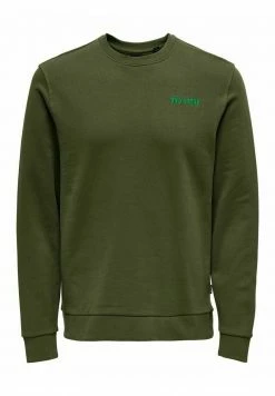 Only & Sons Herren Sweatshirt - Olive Night -Only & Sons Geschäft c2050fe099eb447cbff967e8a42390d3