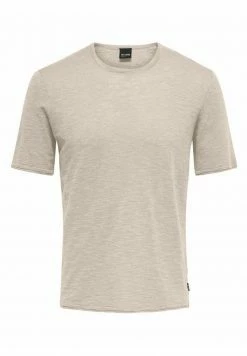Only & Sons Herren T-Shirt Basic - Silver Lining Beige -Only & Sons Geschäft c377700f8be14525959b8ab96495d40c
