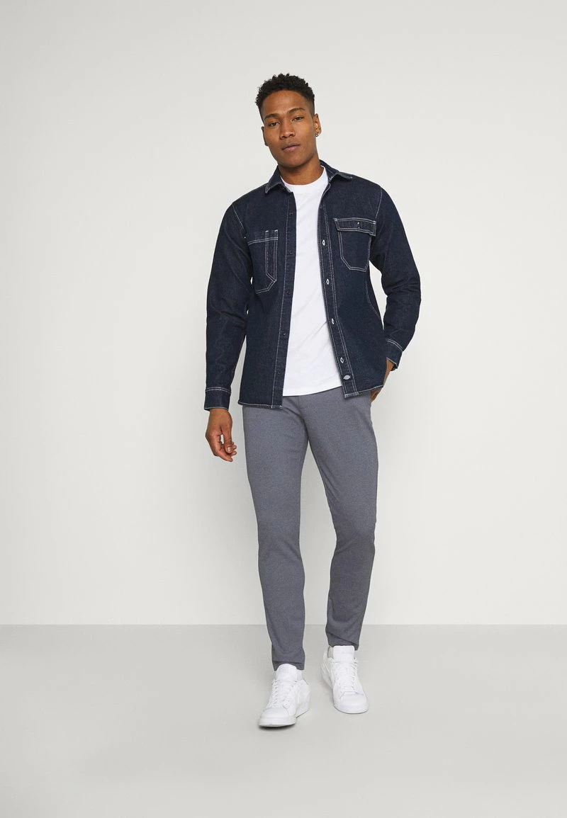 Only & Sons Herren ONSMARK TAP PANT CHECK - Stoffhose - Dark Navy 2 Only & Sons Herren ONSMARK TAP PANT CHECK - Stoffhose - Dark Navy – Bild 2