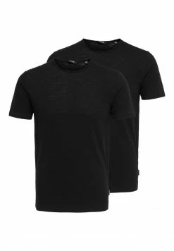Only & Sons Herren 2 PACK - T-Shirt Basic - Black