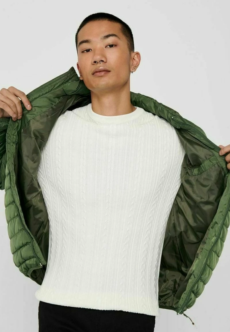 Only & Sons ONSPAUL HIGHNECK JACKET - Übergangsjacke - Olive Night | Herren 5 Only & Sons ONSPAUL HIGHNECK JACKET - Übergangsjacke - Olive Night | Herren – Bild 5