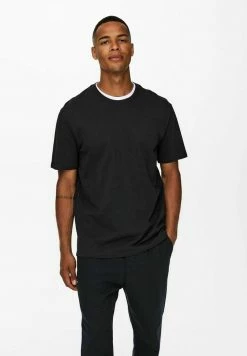 Only & Sons T-Shirt Basic - Dark Navy | Herren