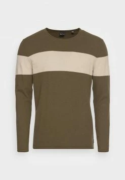 Only & Sons Herren ONSDON CREW NECK STRIPE - Strickpullover - Olive Night 8 Only & Sons Herren ONSDON CREW NECK STRIPE - Strickpullover - Olive Night -Only & Sons Geschäft c999b70ad8bf42ddacee1fdd31f24a91