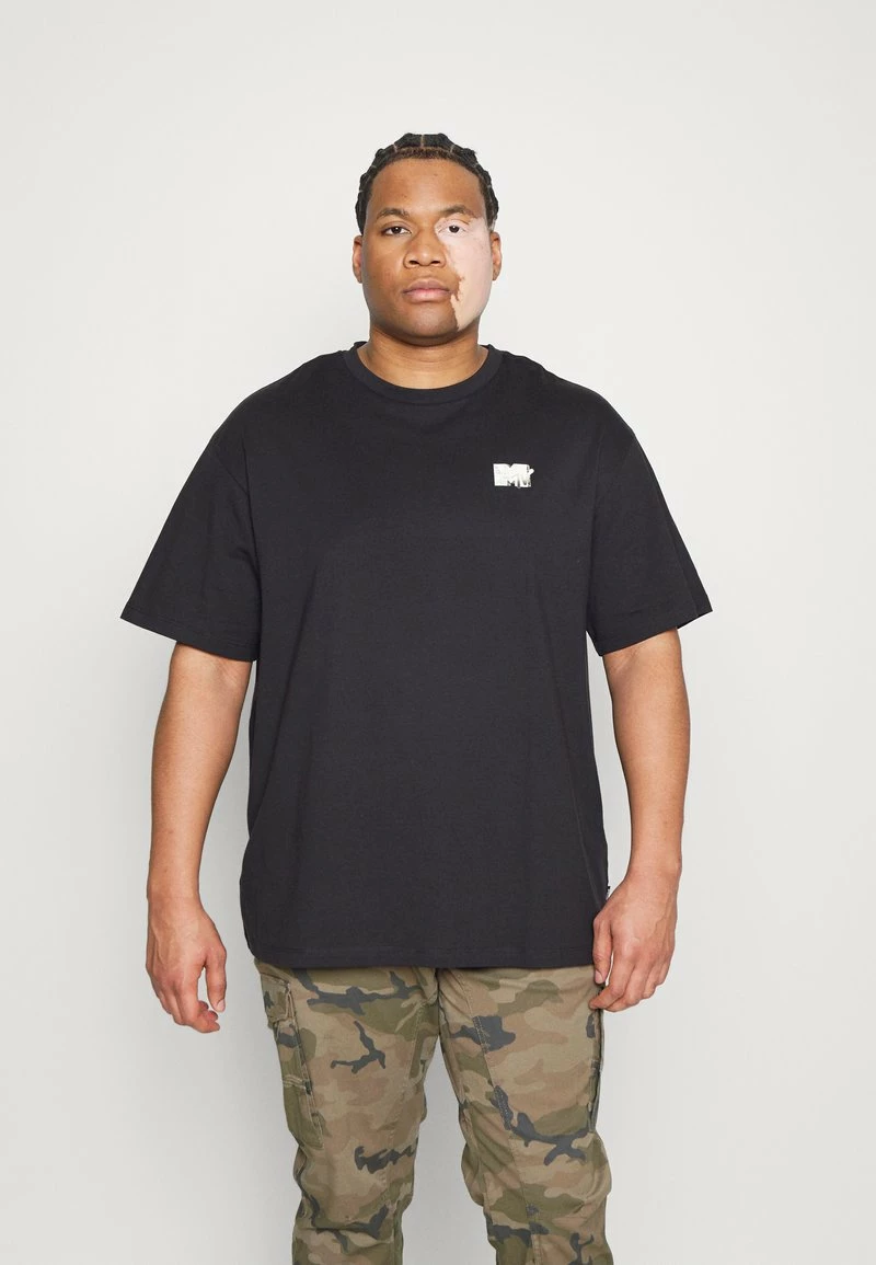 Only & Sons Herren ONSMTV TEE - T-Shirt Print - Black 1 Only & Sons Herren ONSMTV TEE - T-Shirt Print - Black