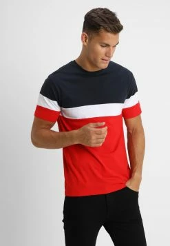 Only & Sons Herren ONSBAILEY - T-Shirt Print - Dark Navy/racing Red