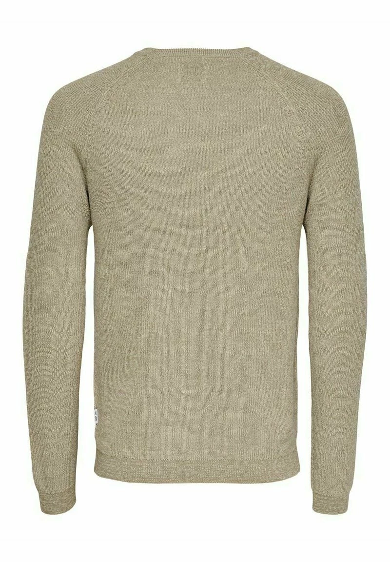 Only & Sons Herren Strickpullover - Light Brown 2 Only & Sons Herren Strickpullover - Light Brown – Bild 2