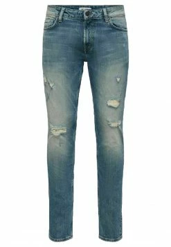 Only & Sons Herren ONSLOOM - Jeans Slim Fit - Blue Denim -Only & Sons Geschäft cd6ff81be60e48838ce9c43c34f74cee