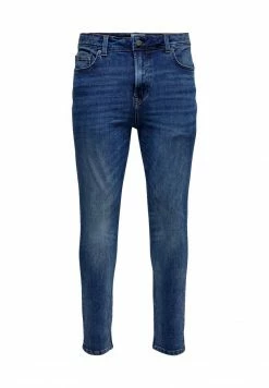 Only & Sons Herren BASIC DENIM HOSE ONSLOOM STRETCH TAPERED TROUSERS - Jeans Slim Fit - Blau -Only & Sons Geschäft ce0832e213544df693c8829c13d80518