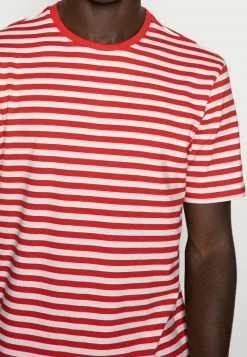 Only & Sons Herren ONSJAMIE LIFE SS STRIPE REG TEE NOO - T-Shirt Print - High Risk Red -Only & Sons Geschäft ce17a417e80f46a4a02598fc53c0c9a9