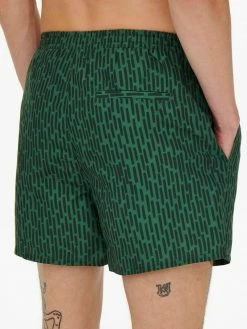 Only & Sons Herren GEMUSTERTE - Badeshorts - Dark Green 9 Only & Sons Herren GEMUSTERTE - Badeshorts - Dark Green -Only & Sons Geschäft ce8b417923d442a0918cc79e0b150529