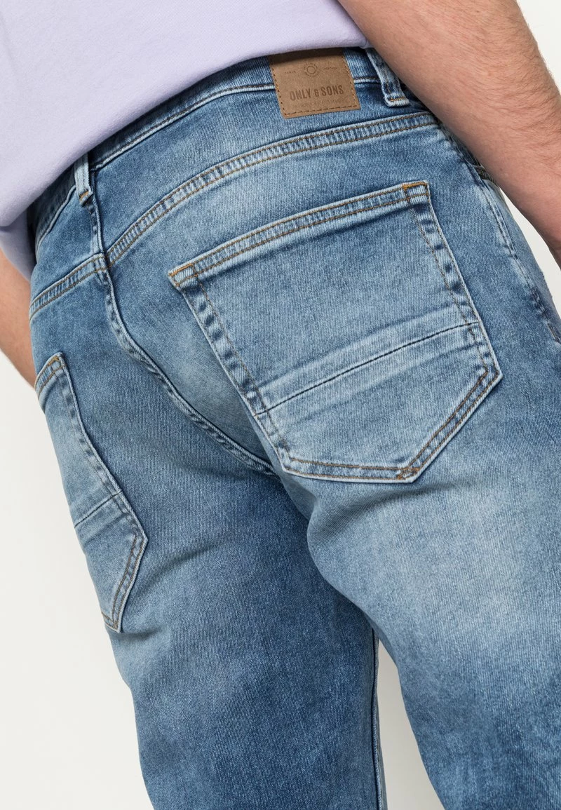 Only & Sons Herren ONSDRAPER TAP WASHED - Jeans Tapered Fit - Blue Denim 5 Only & Sons Herren ONSDRAPER TAP WASHED - Jeans Tapered Fit - Blue Denim – Bild 5