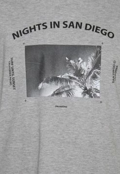 Only & Sons Herren ONSGILBERT TEE - T-Shirt Print - Light Grey Melange 5 Only & Sons Herren ONSGILBERT TEE - T-Shirt Print - Light Grey Melange -Only & Sons Geschäft cf6d0fe6665f476a815149fd0dfa0e76