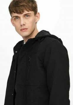 Only & Sons Herren Leichte Jacke - Black 9 Only & Sons Herren Leichte Jacke - Black -Only & Sons Geschäft d088182535d741d38e2754db162ba3be