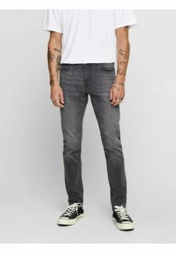 Only & Sons Herren Jeans Skinny Fit - Grau