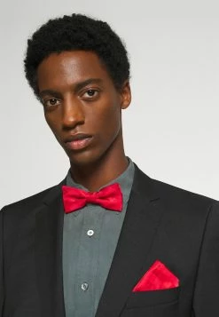 Only & Sons Herren ONSTHOMAS PATTERN BOWTIE SET - Einstecktuch - Pompeian Red